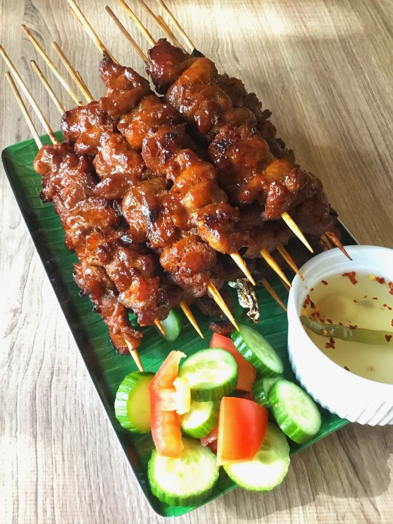 Filipino pork barbeque
