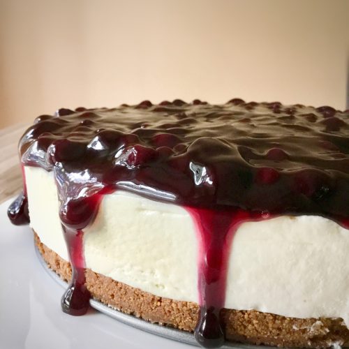 No Bake Blueberry CheeseCake