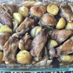 oven-baked chicken adobo
