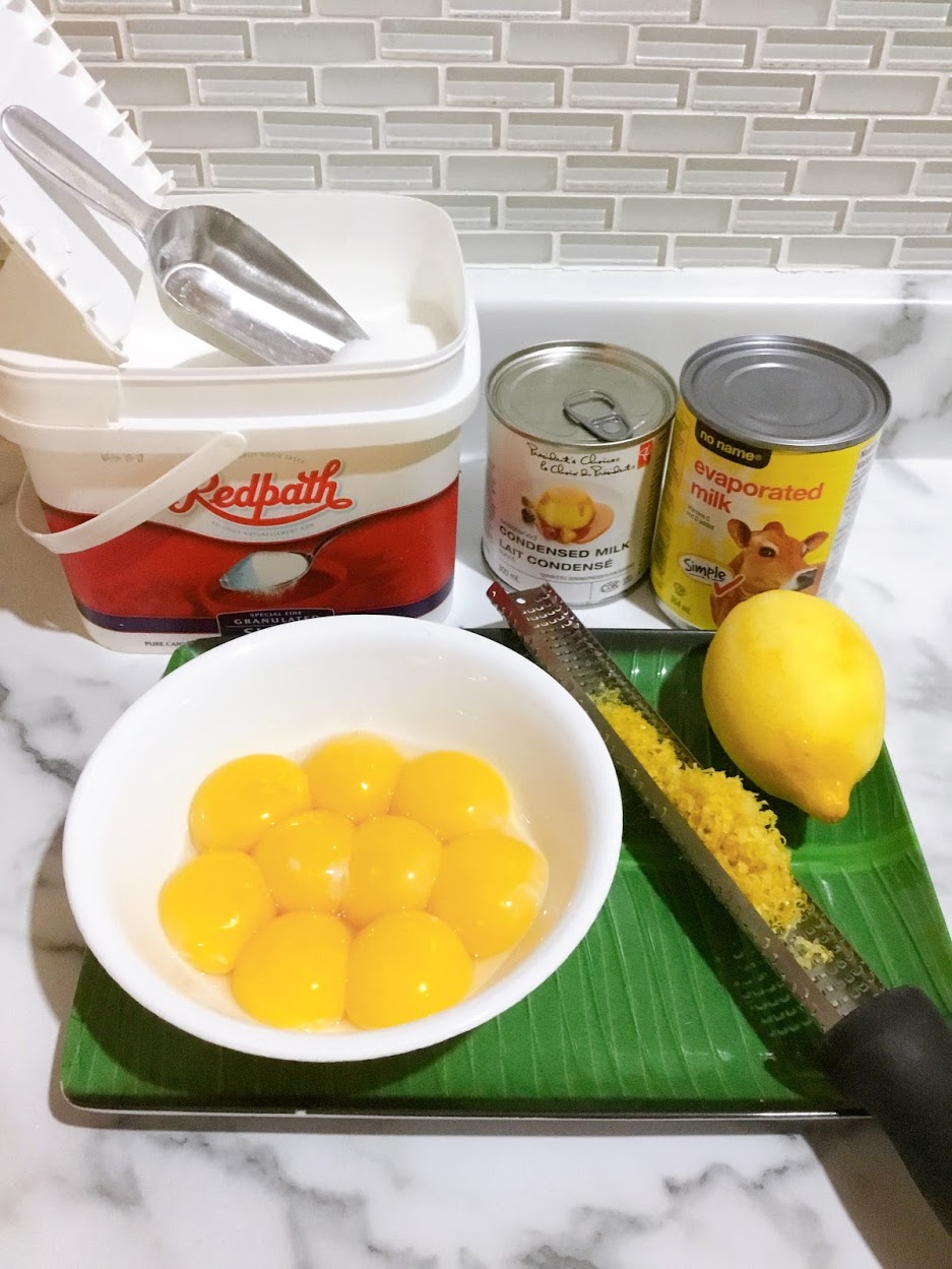 Creamy Leche Flan Ingredients