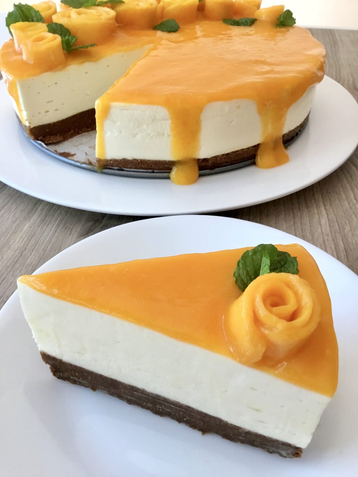 PinoyBites | No-Bake Mango Cheesecake - PinoyBites