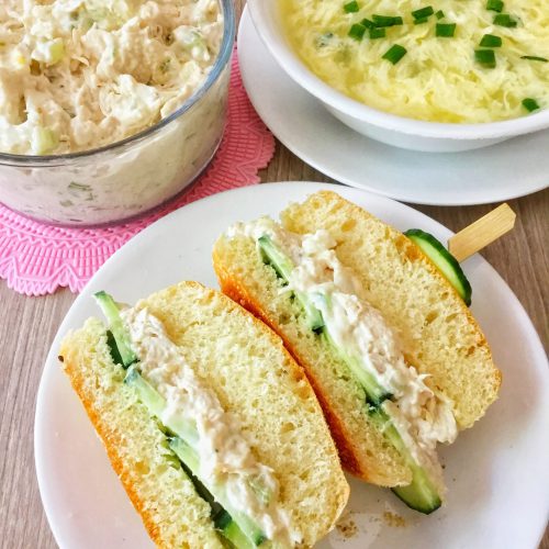 Chicken salad sandwich 1