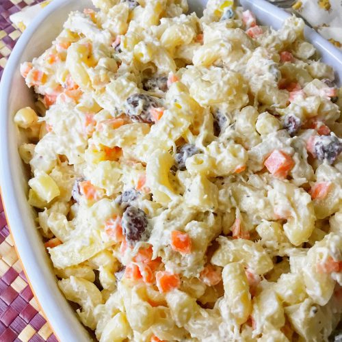 chicken macaroni salad recipe and procedure