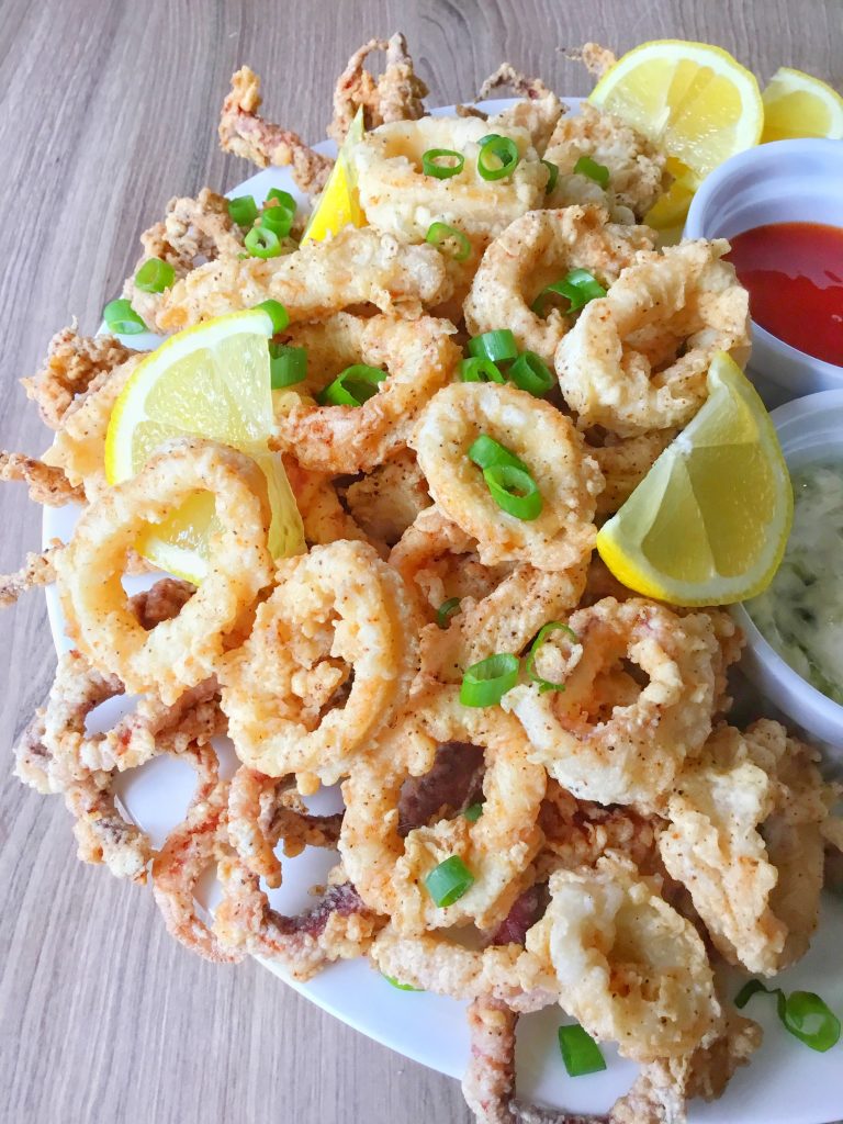 PinoyBites | Crisp-Tender Fried Calamari - PinoyBites