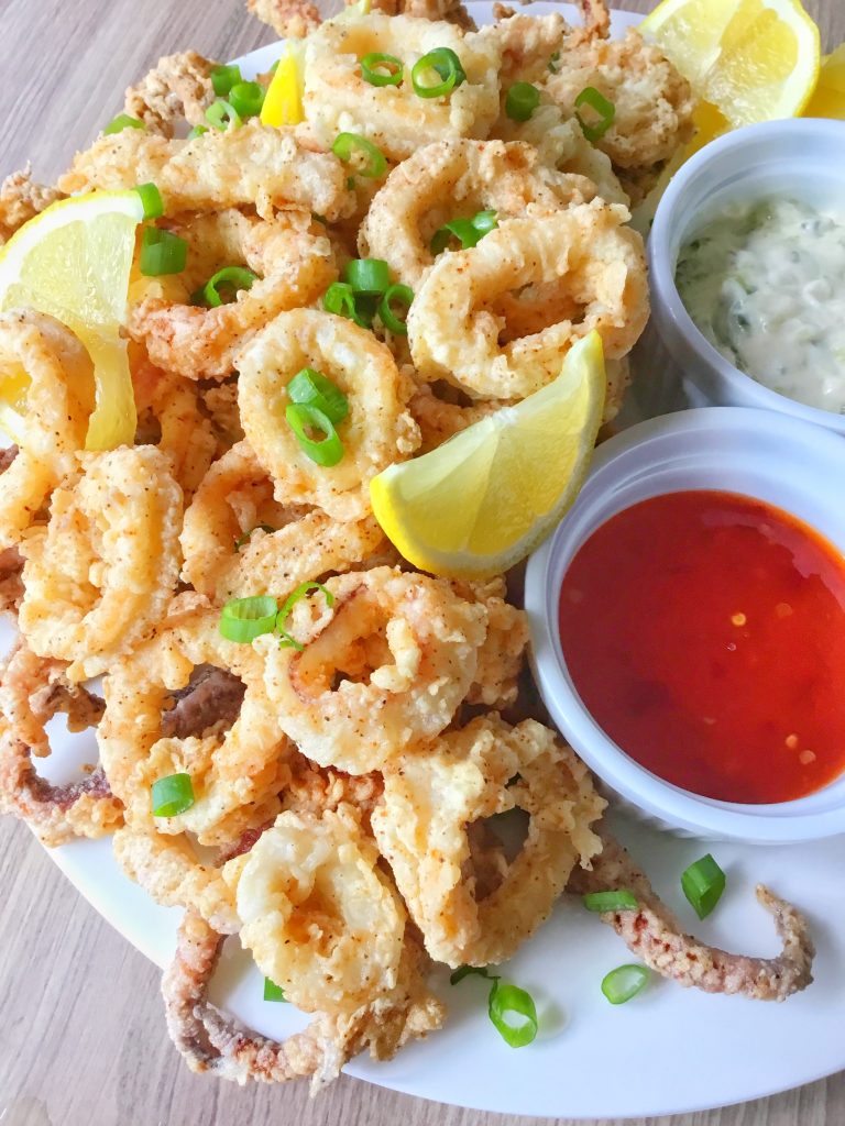 Crisp-Tender Fried Calamari - PinoyBites