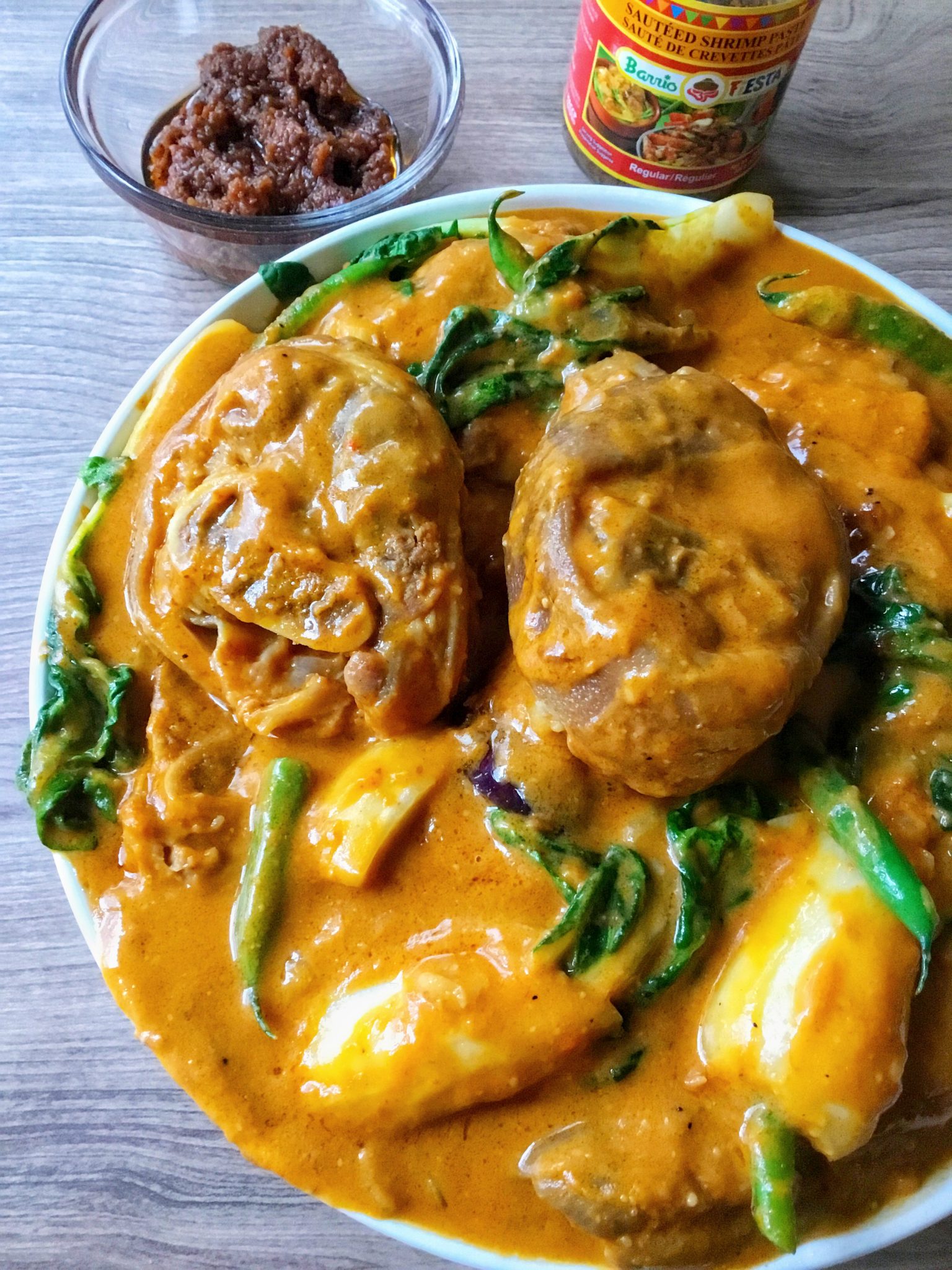 PinoyBites | Pata Kare-Kare (Pork Hocks in Rich Peanut Sauce) - PinoyBites