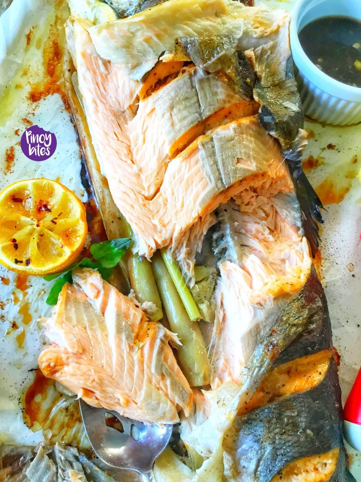 Easy OvenRoasted Salmon (Whole) PinoyBites