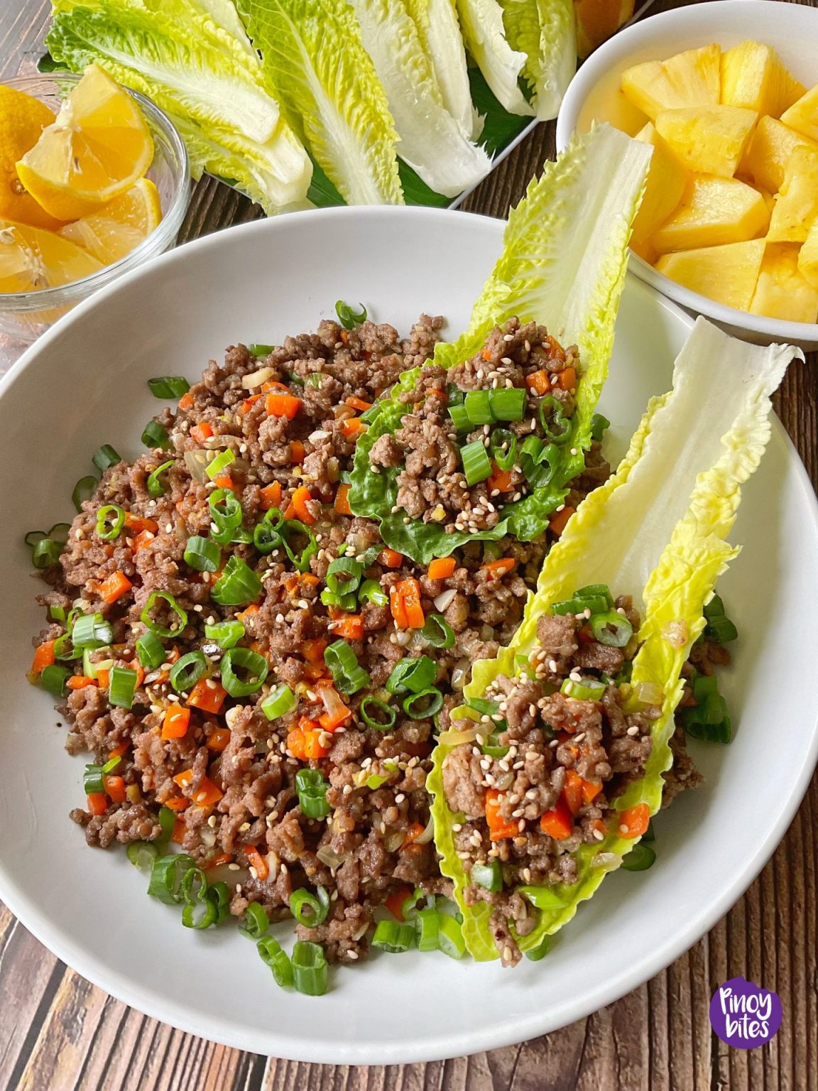 Beef Lettuce Wrap PinoyBites